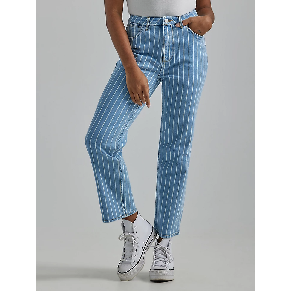 Striped wrangler jeans online