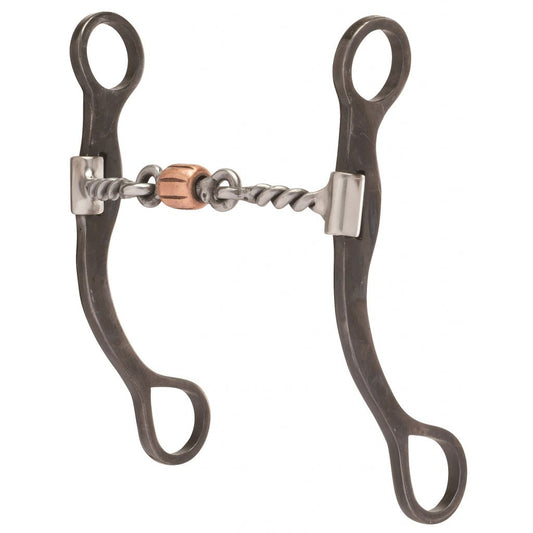 Weaver Professional Shank Bit with 5" Sweet Iron 3-Piece Twisted Wire Mouth