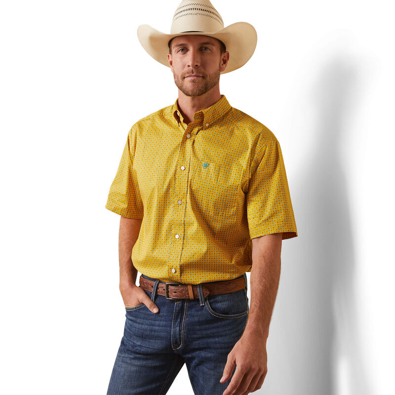 Ariat Men's Kalul Classic Fit Shirt - Golden Rod