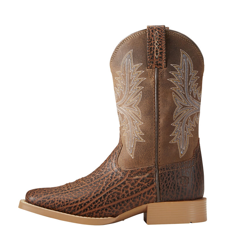 Ariat Youth Cowhand Western Boots - Adobe Tan