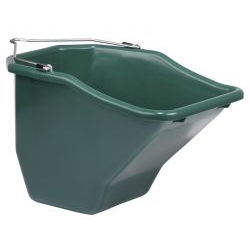 Miller 20 Quart Plastic Better Bucket - Green - Irvine Tack &amp; Western Wear