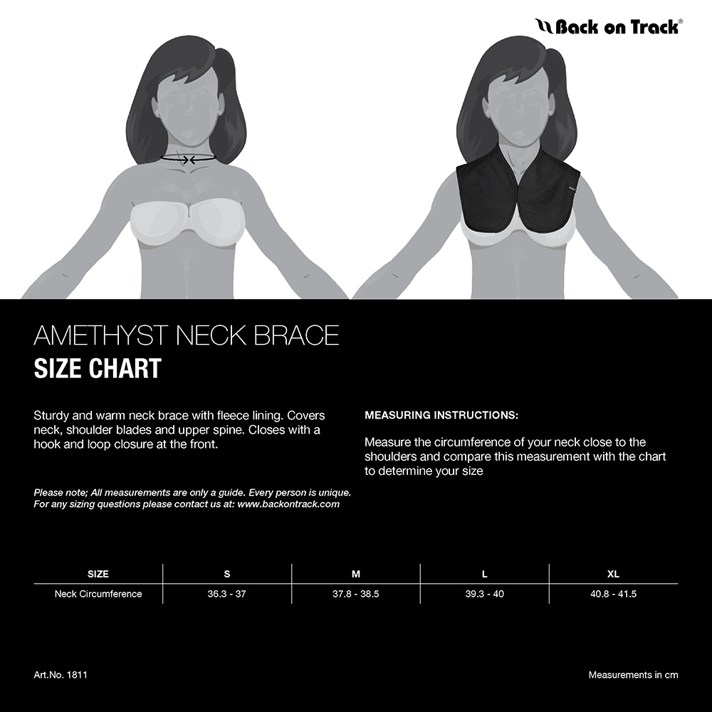 Back On Track Amethyst Neck Brace