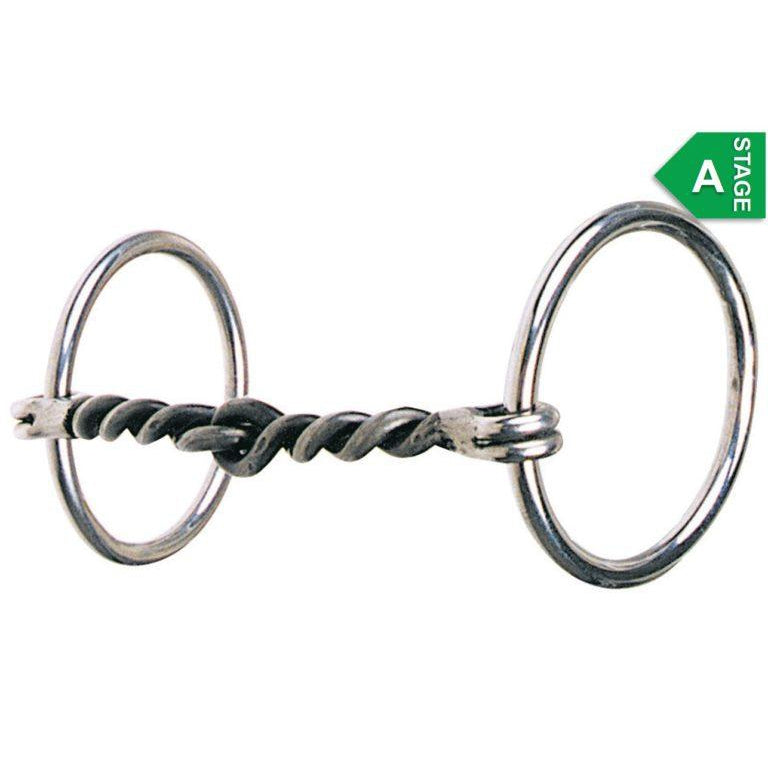 Reinsman Medium Loose Ring Large Twist Snaffle Bit