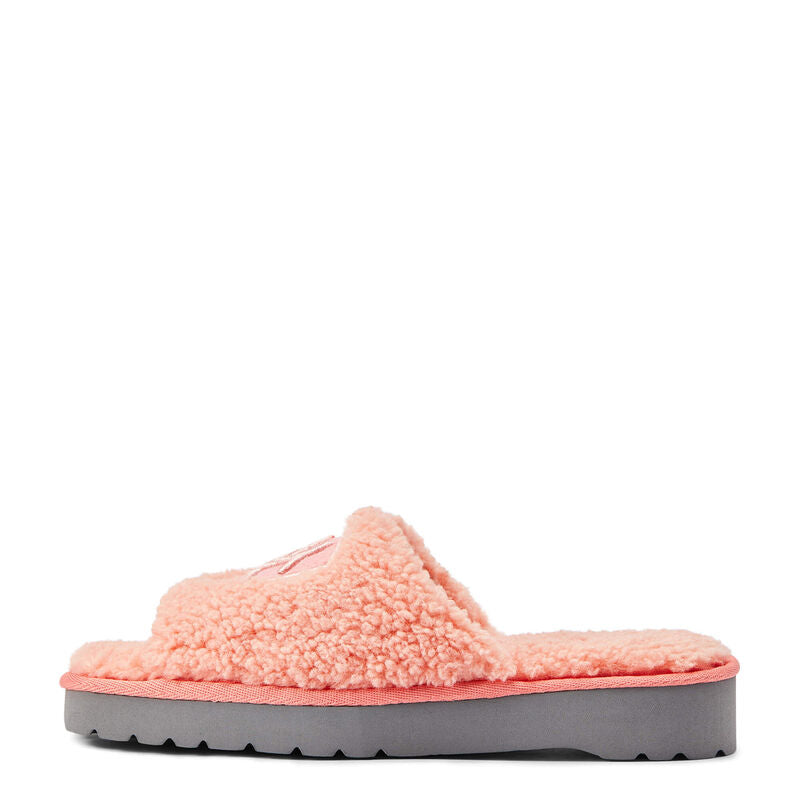 Ariat Womens Cozy Chic Square Toe Slippers - Pink