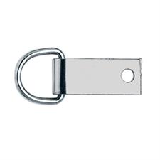 Weaver Saddle Dee with Clip Nickel Plated