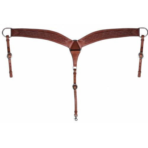 Professional's Choice Breast Collar - Oiled Windmill Roper