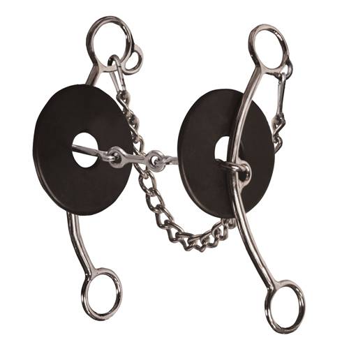 Professional's Choice Brittany Pozzi Lifter Series - Three Piece Smooth Snaffle 8" Shank