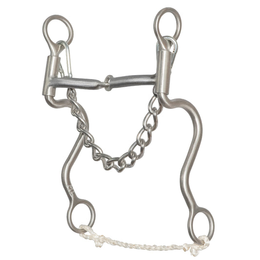 Cowboy Tack Walt Woodard Comfort Thickness 1/2" Shank Smooth Snaffle Bit