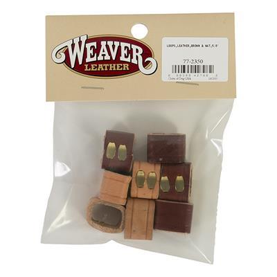 Weaver Leather Loops 5/8" - Brown/Natural