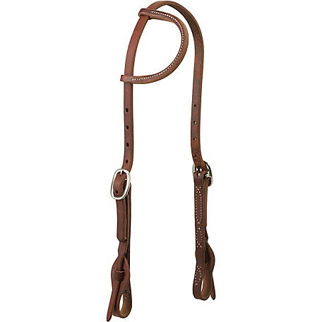 Weaver Leather Working Tack Quick Change Sliding Ear Headstall, 5/8"