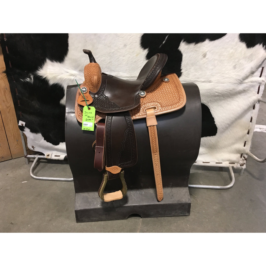 Irvine 14" Barrel Saddle