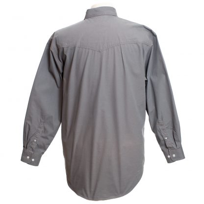 Wyoming Trader Men's Twill Grey Shirt