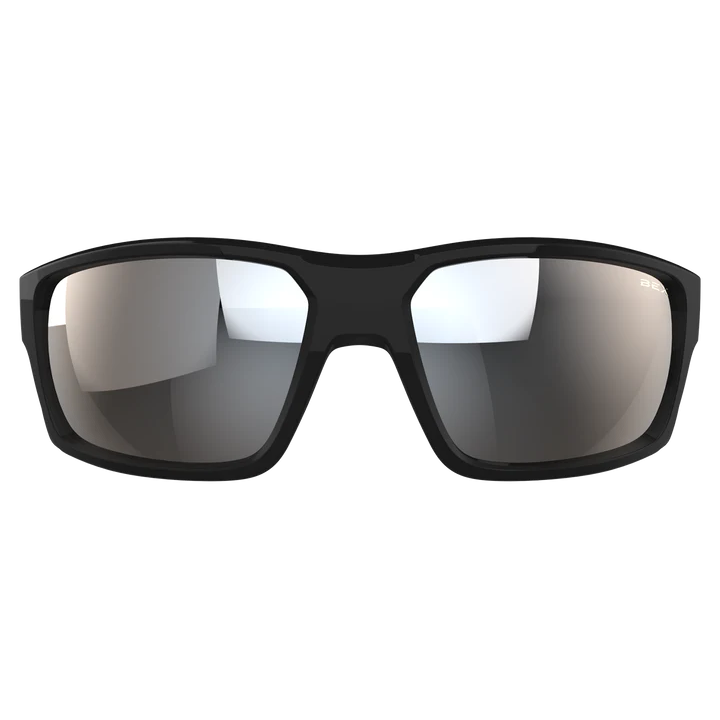 BEX Crusher Sunglasses - Black/Brown (Silver Flash)