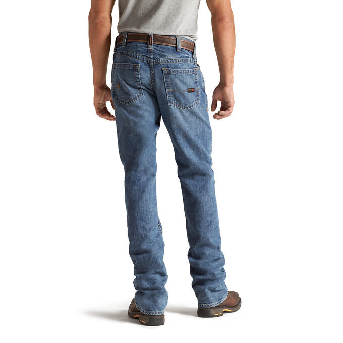 Ariat Mens FR M4 Relaxed Bootcut Jeans - Flint