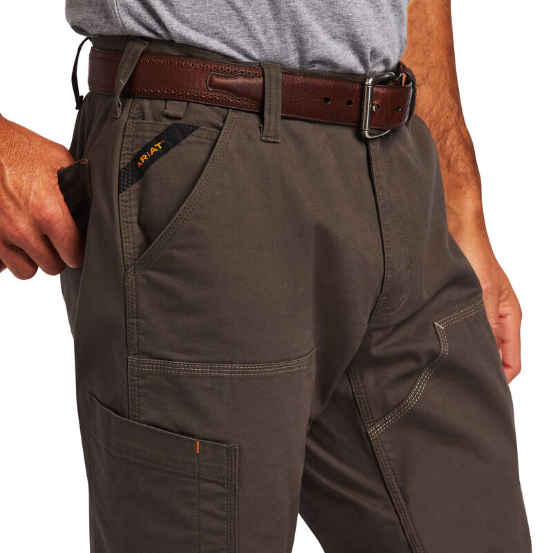 Ariat Mens Rebar M4 Made Tough Double Front Stackable Straight Leg Pant