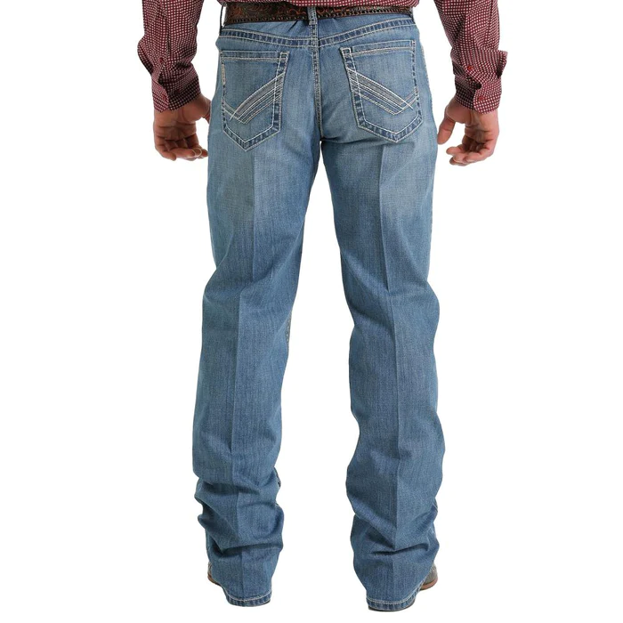 Cinch Mens Grant Relaxed Fit Bootcut Jeans - Medium Stonewash - Irvine Tack & Western Wear