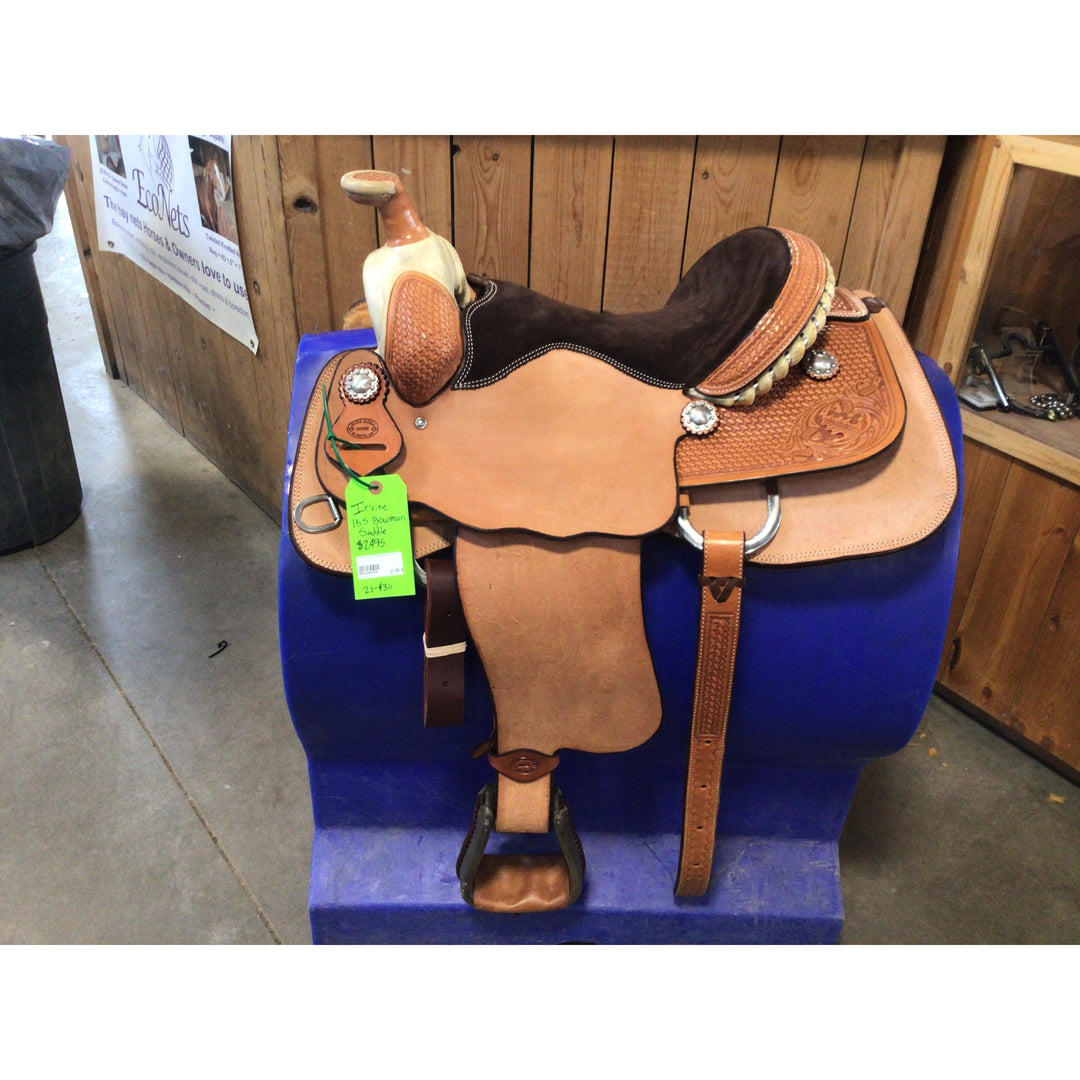 Irvine  15.5"  Bowman  Saddle