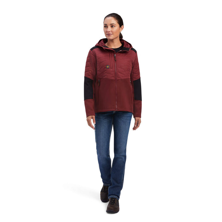 Ariat Womens Rebar Cloud 9 Insulated Jacket - Port