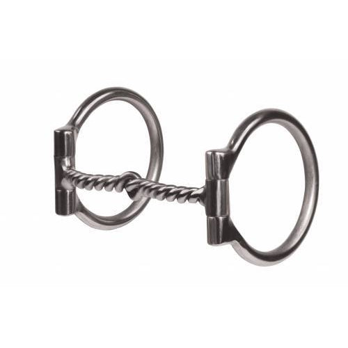 Professional's Choice Equisential Collection D Ring Twisted Snaffle Bit