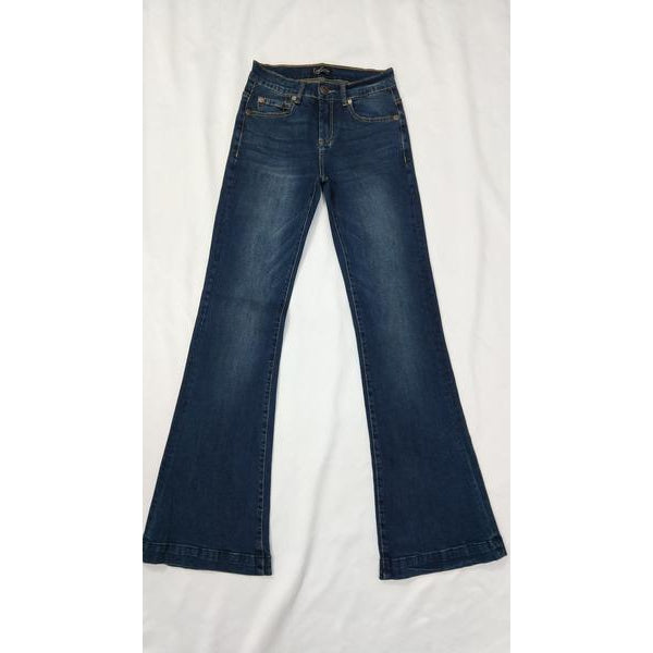 Cowgirl Couture Women's Signature Trouser Jeans - Dark Wash