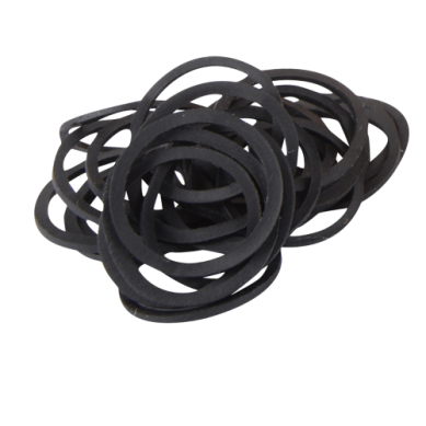 CASHEL Cashel Rubber Braiding Bands Black 800 pc tub