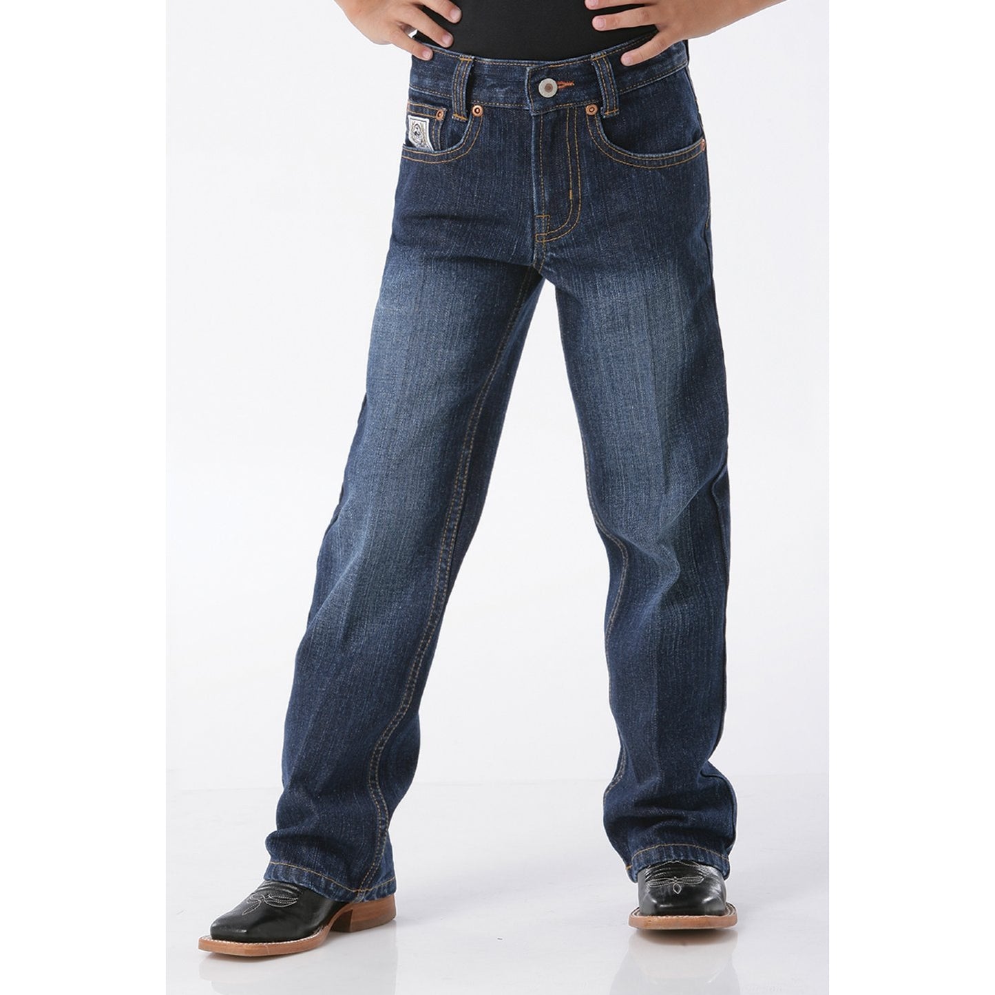 Cinch Little Boys White Label Slim Fit Jeans - Dark Stonewash