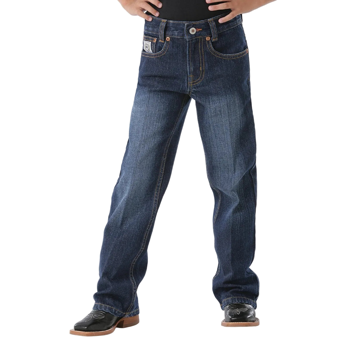 Cinch Little Boys White Label Slim Fit Jeans - Dark Stonewash - Irvine Tack & Western Wear