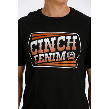 Cinch Men's Cinch Denim Tee - Black