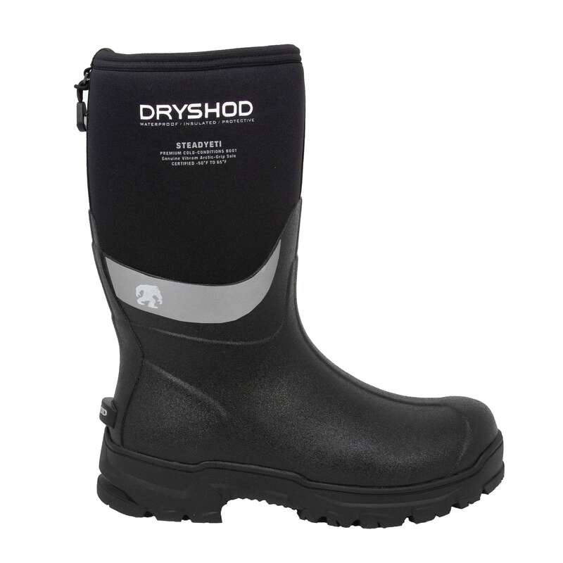 Dryshod Unisex Steadyeti Mid - Black