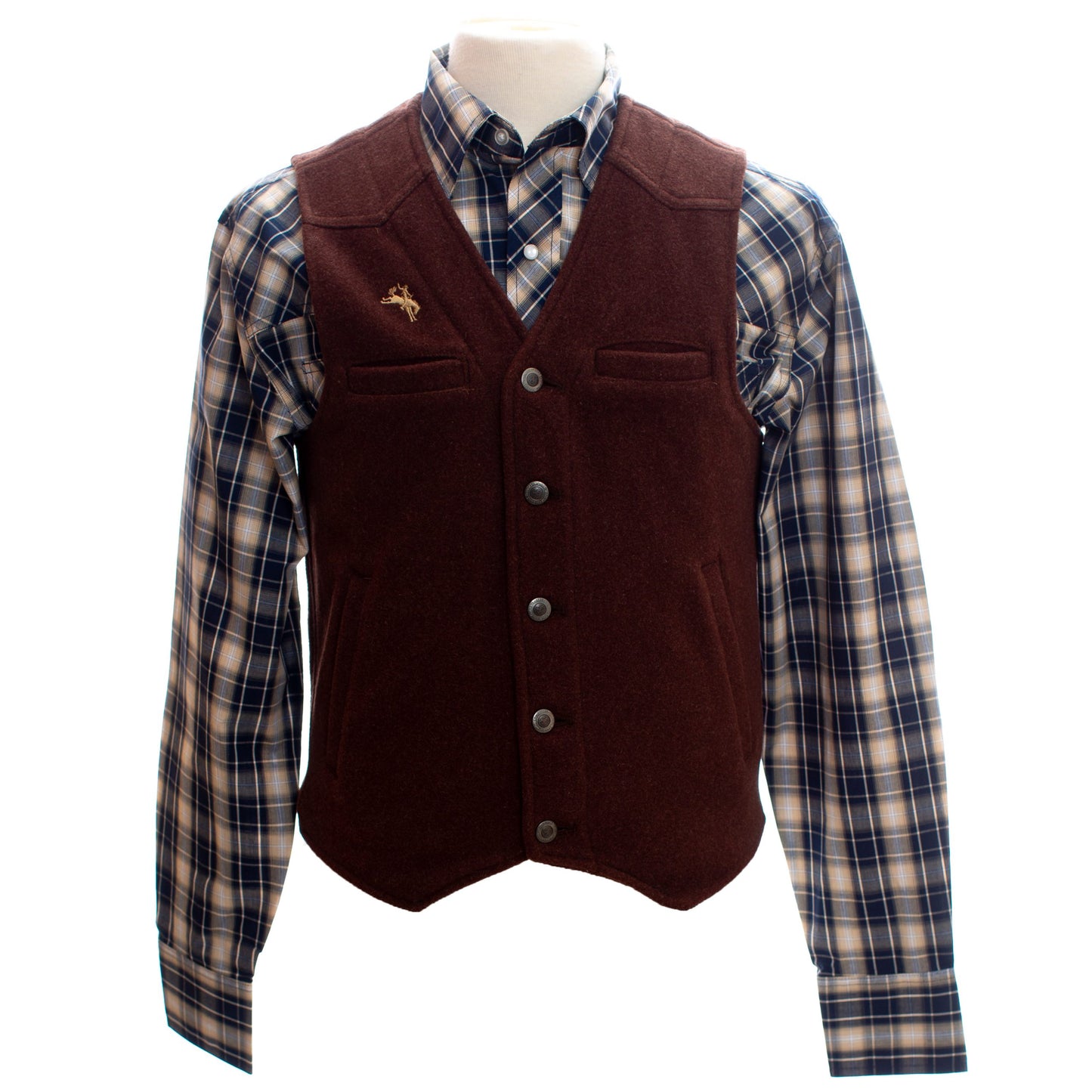 Wyoming Traders Wyoming 100% Wool Vest - Assorted Colours