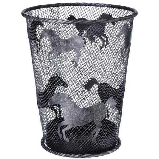 Tough 1 Mesh Wire Horse Wastebasket