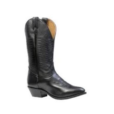 Boulet Men's Western Boot - Sporty Black Deer Tan - Irvines Saddles