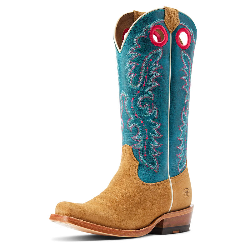 Ariat Womens Futurity Boon Western Boots - Buckskin Roughout