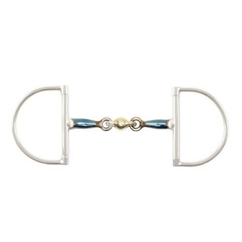 Shires Hunter Dee Blue Brass Alloy Peanut Bit