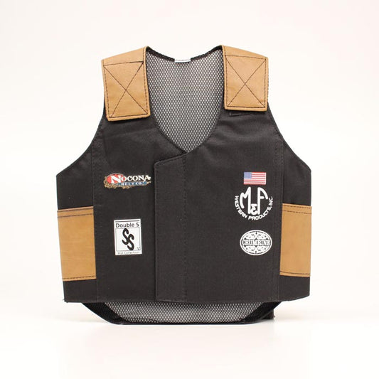 Big Time Rodeo Youth Bull Rider Vest - Black