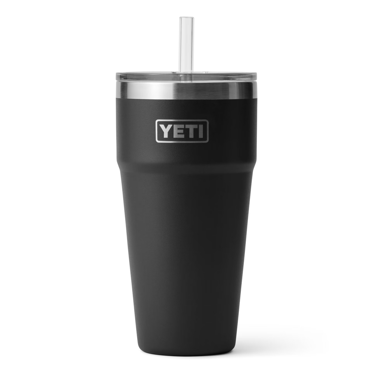 Yeti Rambler 769ml Stackable Pint w/Straw Lid - Black