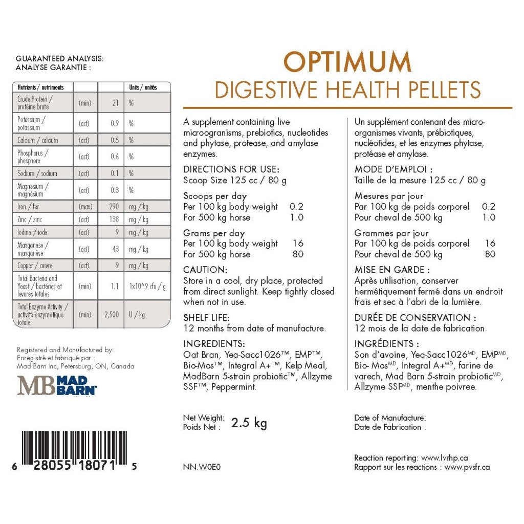 Mad Barn ODH Pellets - Irvine Tack &amp; Western Wear