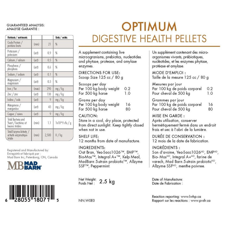 Mad Barn ODH Pellets - Irvine Tack &amp; Western Wear