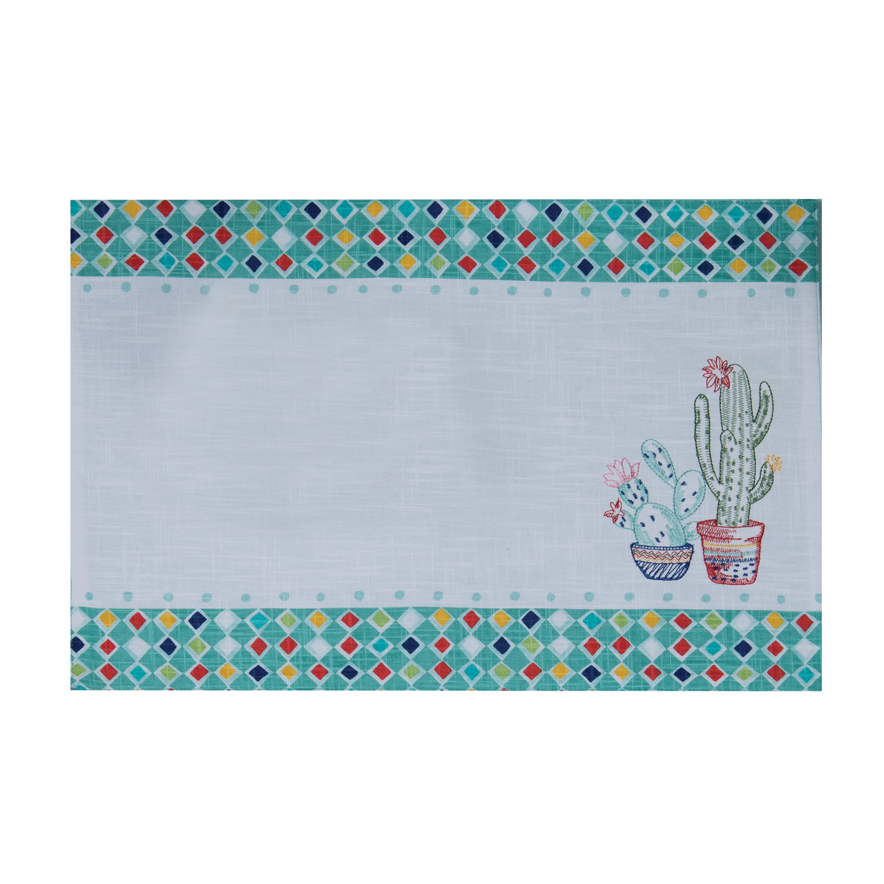 KD Cactus Garden Embroidered Placemat