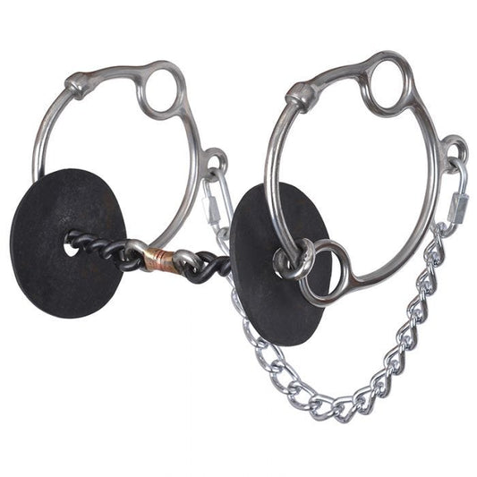 Reinsman Josey-Mitchell Short Stop Twisted Wire 3 Piece Dogbone Bit