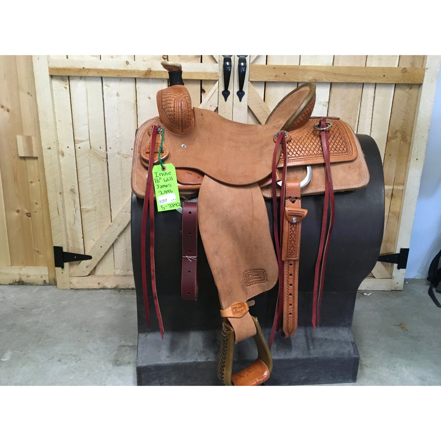 Irvine 16" Will James Ranch Saddle