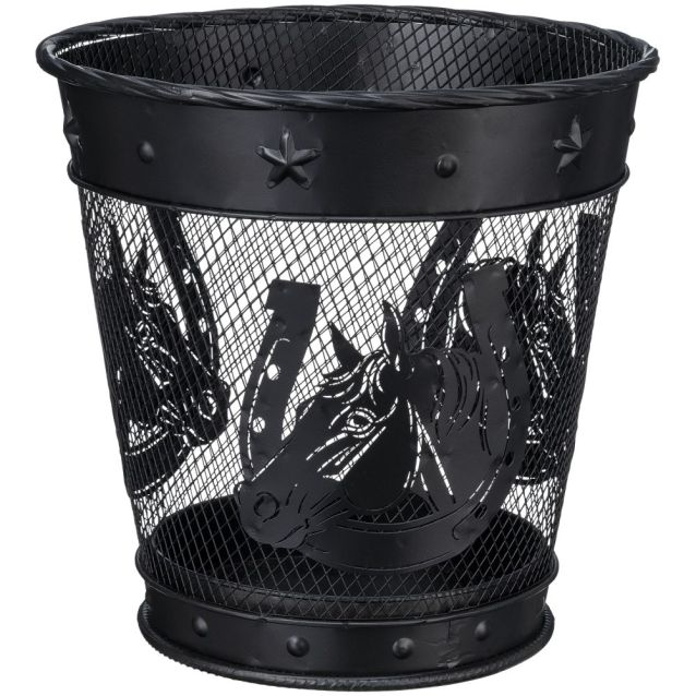 Tough 1 Horse/Horseshoe Wastebasket