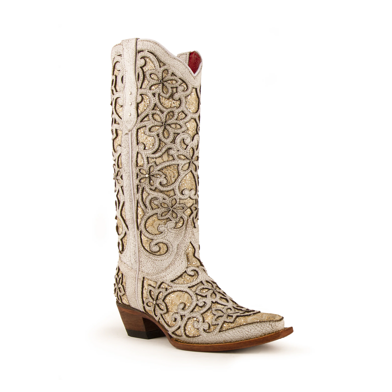 Ferrini Womens Bliss Western Boots - White