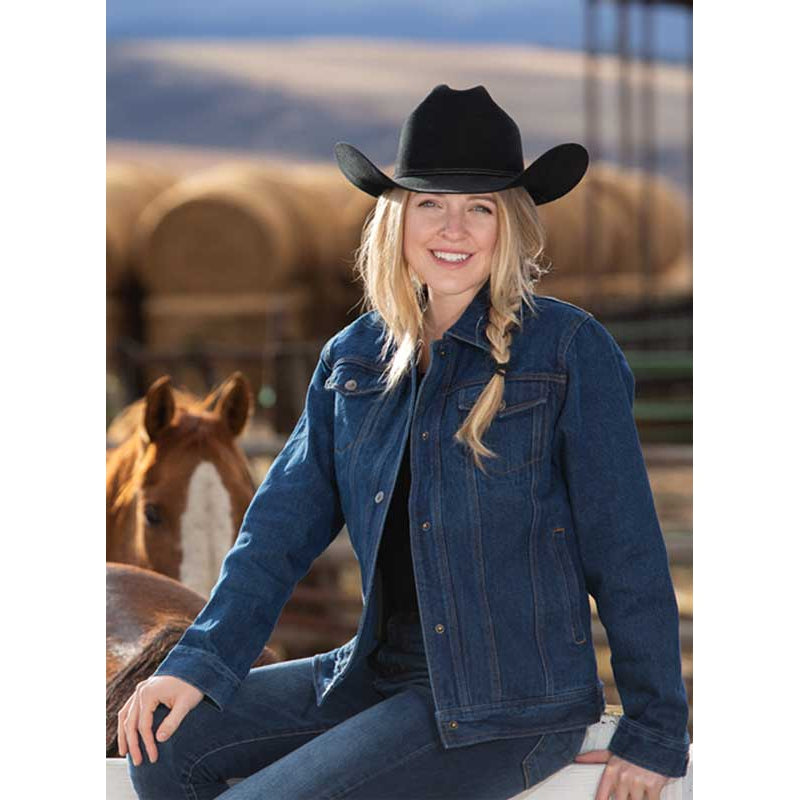 Wyoming Trader Womens Concealed Carry Denim Jacket