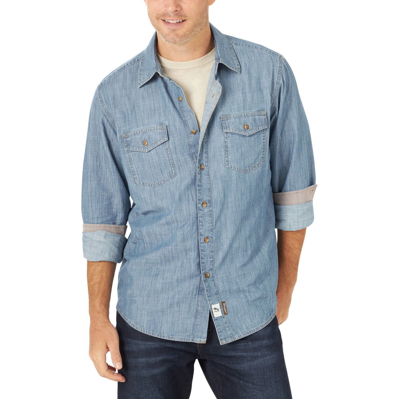 Wrangler Mens Retro Premium LS Button Shirt