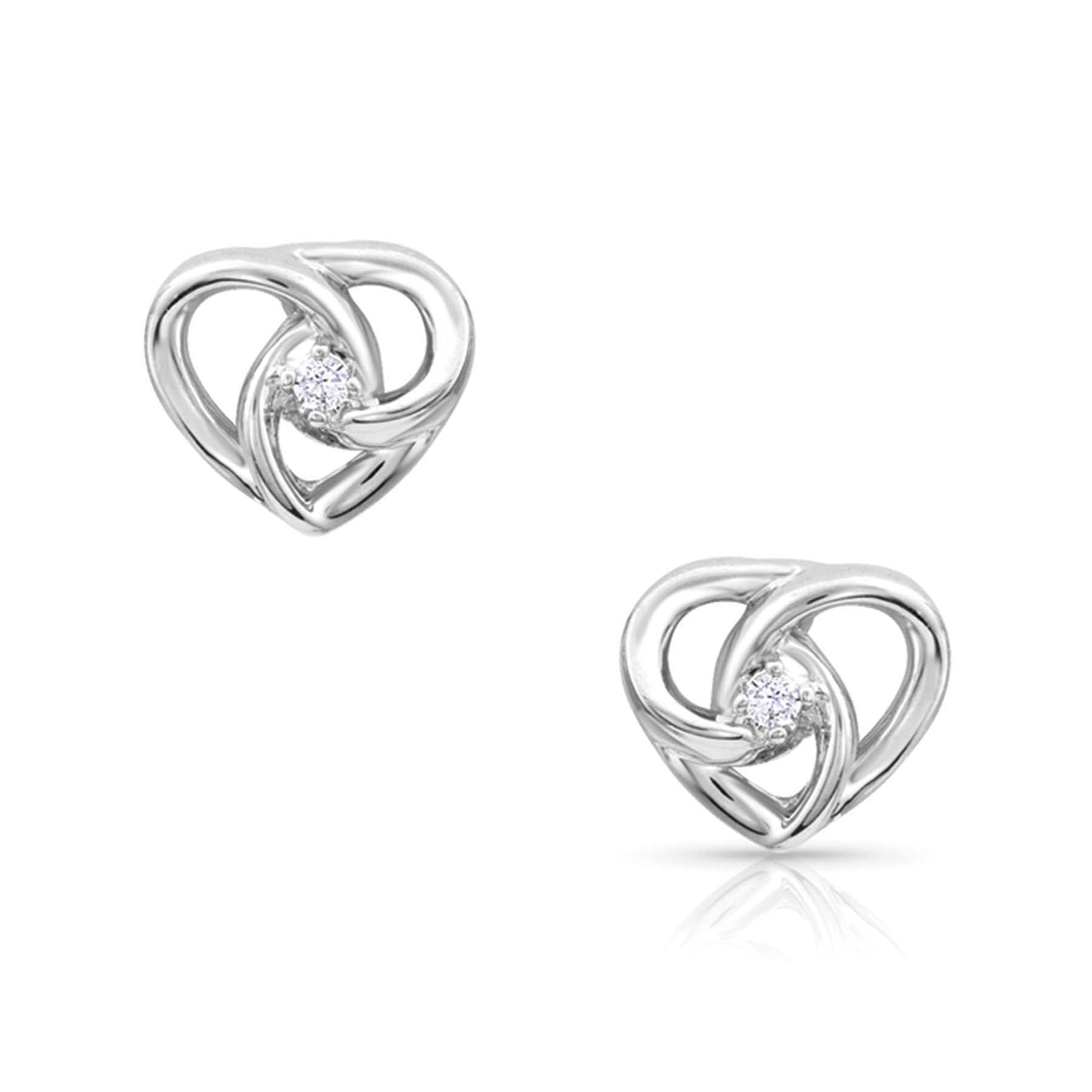 Montana Silversmith Starlight Infinity Heart Earrings