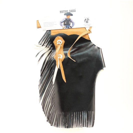 Big Time Rodeo Youth Chaps Black and Brown