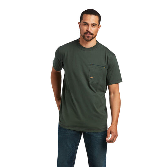 Ariat Men's Rebar Workman T-Shirt - Deep Forest