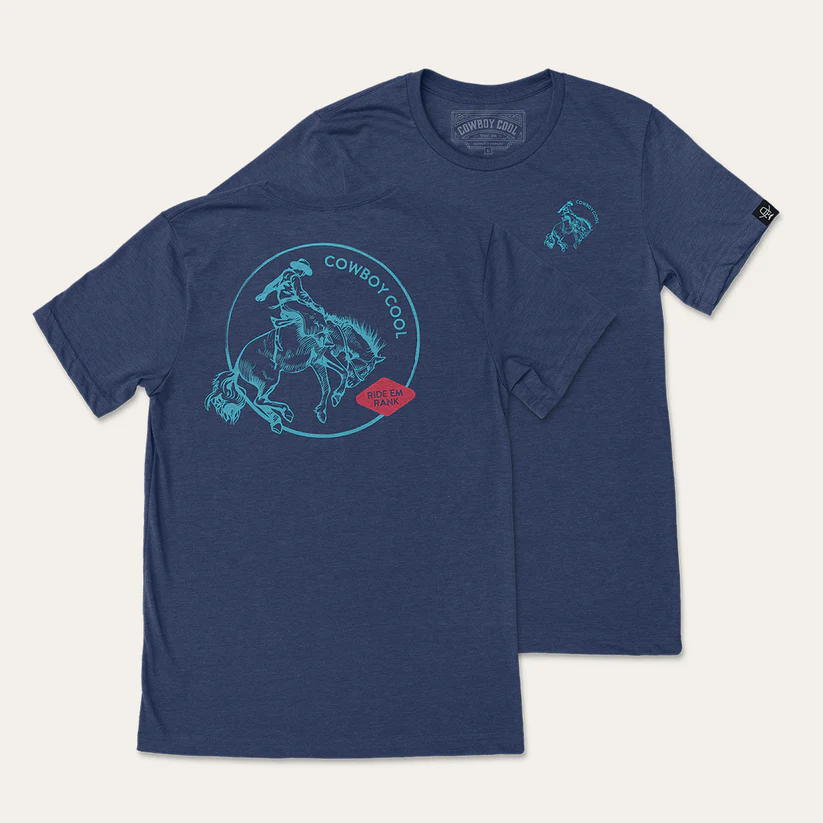 Cowboy Cool Come Apart T-Shirt - Heather Navy