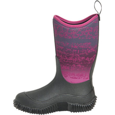 Muck Kids Hale Boots - Black/Magenta